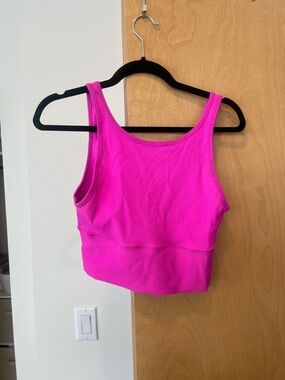 lululemon athletica Ribbed Tank Top in Bright Pink